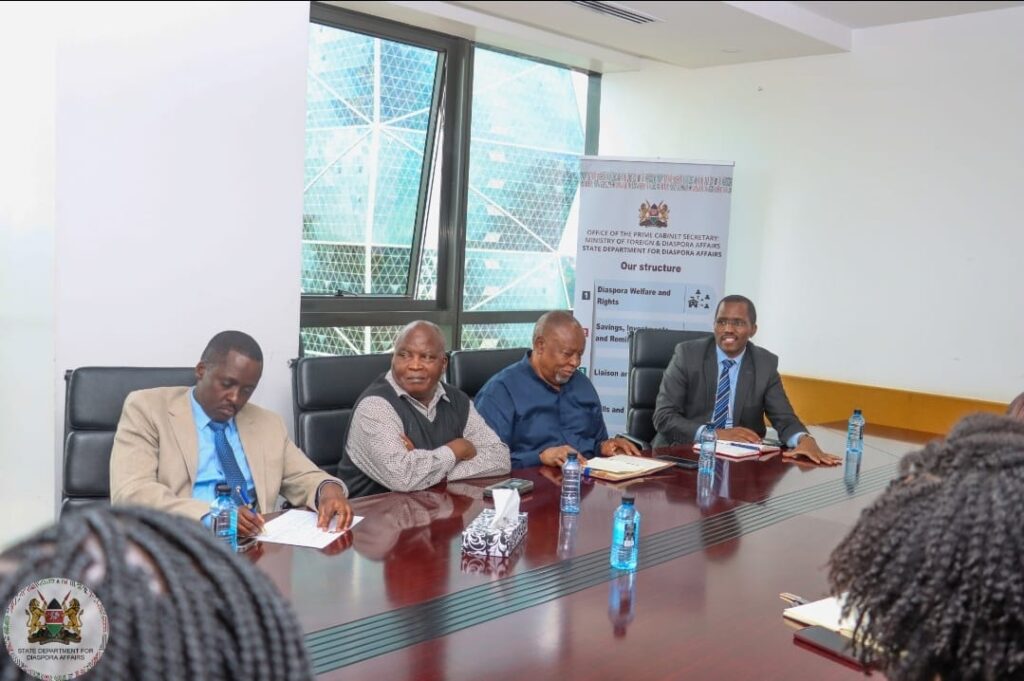 Biashara Bridges Team meeting with the State Department for Diaspora Affairs Diaspora to discuss on Diaspora Investments.